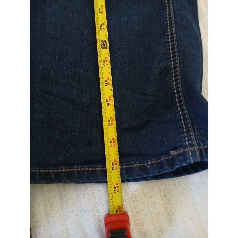 Womens Lane Bryant Slim Boot Stretch Jeans Size 18 Blue Western Rodeo